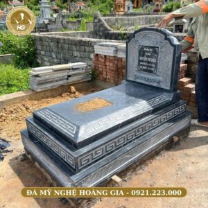 MỘ ĐÁ TAM CẤP - MẪU 09