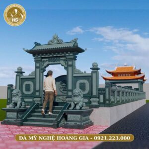 BẢN VẼ KHU LĂNG MỘ - MẪU 06