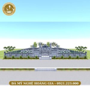 BẢN VẼ KHU LĂNG MỘ - MẪU 09