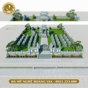 BẢN VẼ KHU LĂNG MỘ - MẪU 02