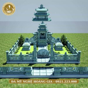 BẢN VẼ KHU LĂNG MỘ - MẪU 01