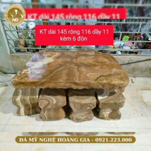 BÀN GHẾ ĐÁ - MẪU 15