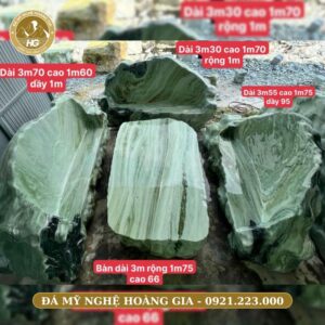 BÀN GHẾ ĐÁ - MẪU 17