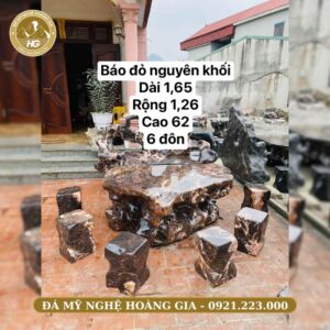 BÀN GHẾ ĐÁ - MẪU 03