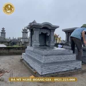 MỘ ĐÁ TAM CẤP - MẪU 01